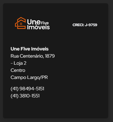 https://www.unefive.com.br/imoveis/a-venda/chacara?finalidade=residencial