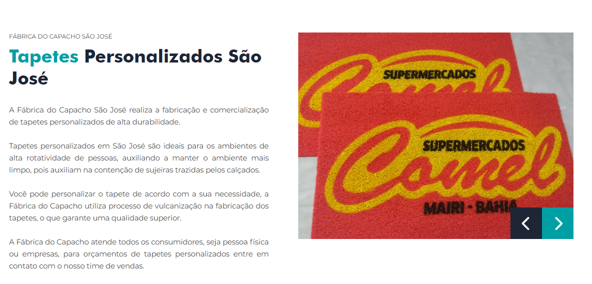 https://www.fabricadocapacho.com.br/produtos/tapetes-personalizados/sc/sao-jose