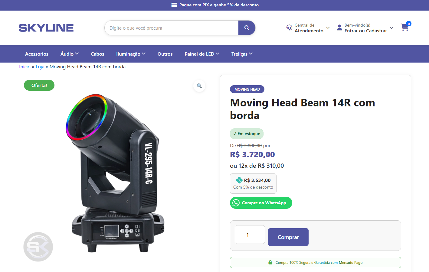 http://skylinesomluzled.com.br/produto/moving-head-beam-14r-com-borda/