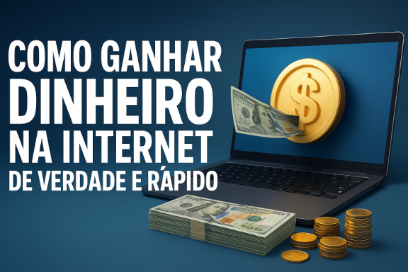 Como Ganhar Dinheiro na Internet de Verdade e R&aacute;pido