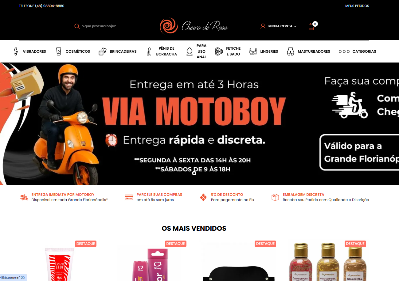 O Guia Definitivo da Sex Shop em Florian&oacute;polis e Regi&atilde;o: Explorando o Prazer com a Cheiro de Rosa