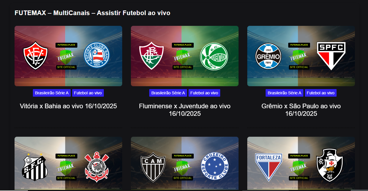 O Futemax emergiu como uma plataforma revolucion&aacute;ria para os amantes de futebol