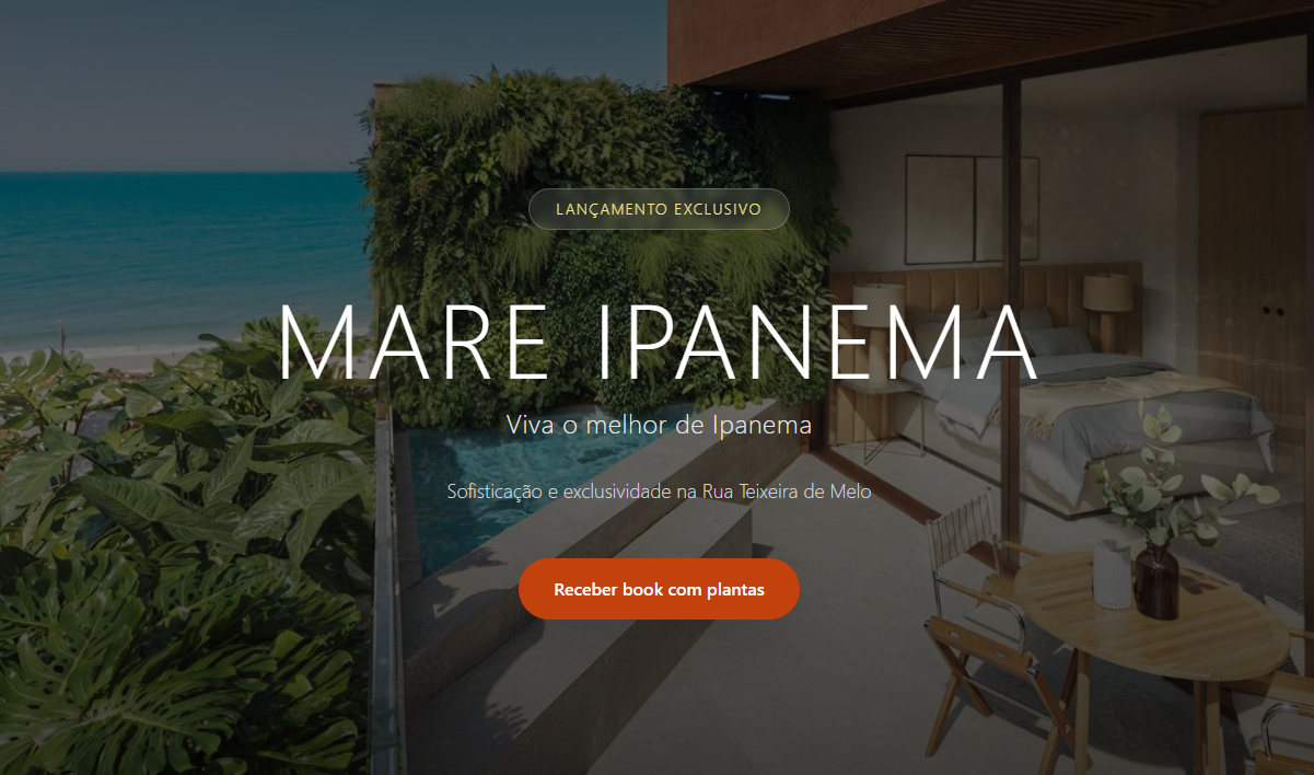 Mare Ipanema Studios: O Novo &Iacute;cone de Luxo e Investimento em Ipanema