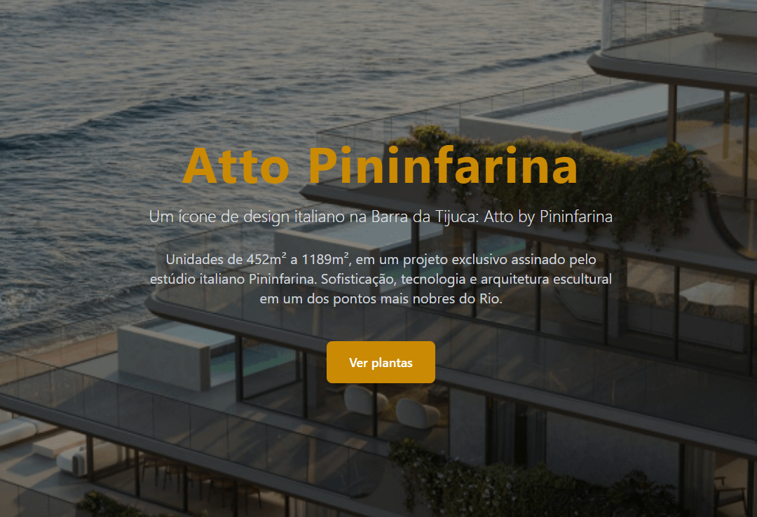Atto Pininfarina: O &Iacute;cone do Design Italiano que Redefine o Luxo na Barra da Tijuca