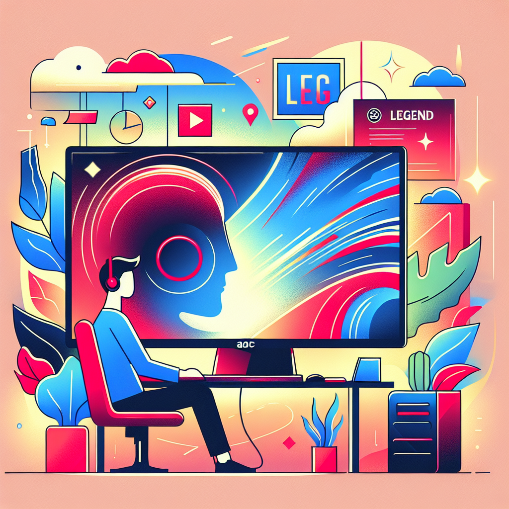 Aumente Sua Experi&ecirc;ncia Gamer com o Monitor AOC Legend C27G2ZE
