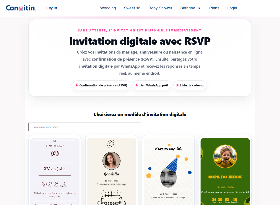 Invitation Anniversaire